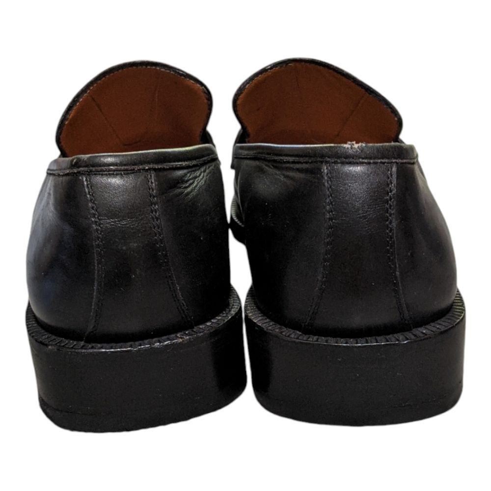 Salvatore Ferragamo men's horse bit black leather classic dress shoe Italy 8D - Picture 8 of 12
